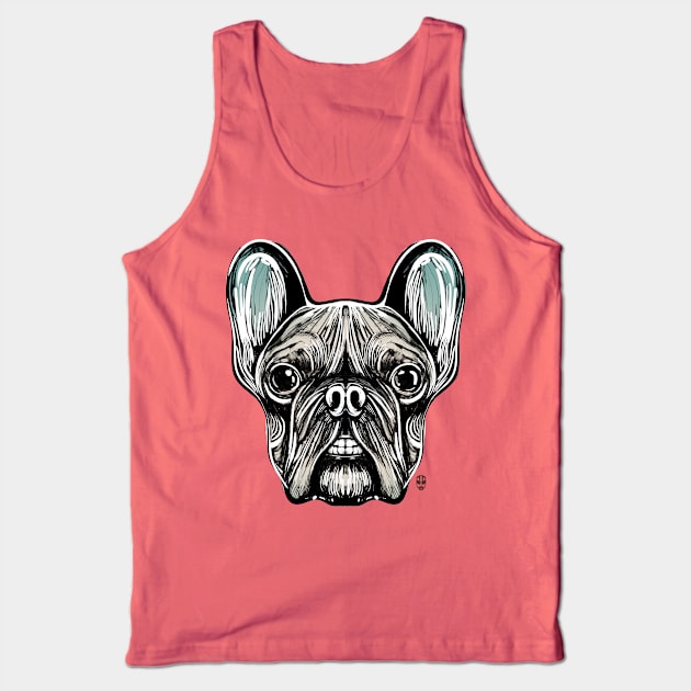 French Bulldog Smilling Tank Top by fakeface